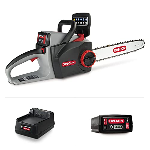 Oregon Cordless 16-inch Self-Sharpening Chainsaw...