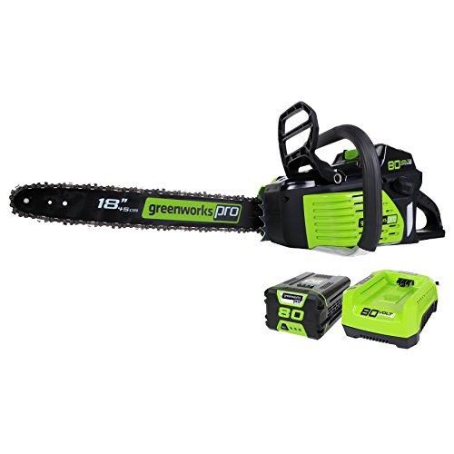 Greenworks 80V 18' Brushless Cordless Chainsaw...