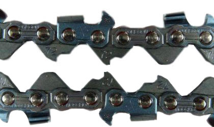 count chainsaw chain links