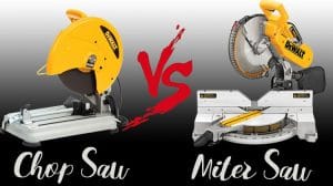 Chop Saw vs Miter Saw