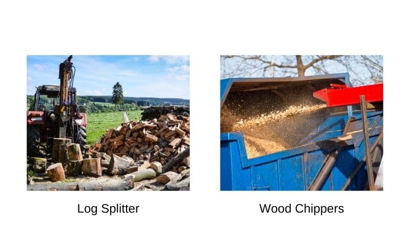 Log Splitter vs wood chipper