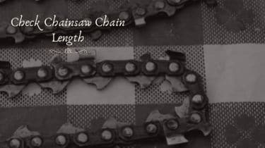 check chain length while buying the best chainsaw under 200 dollars